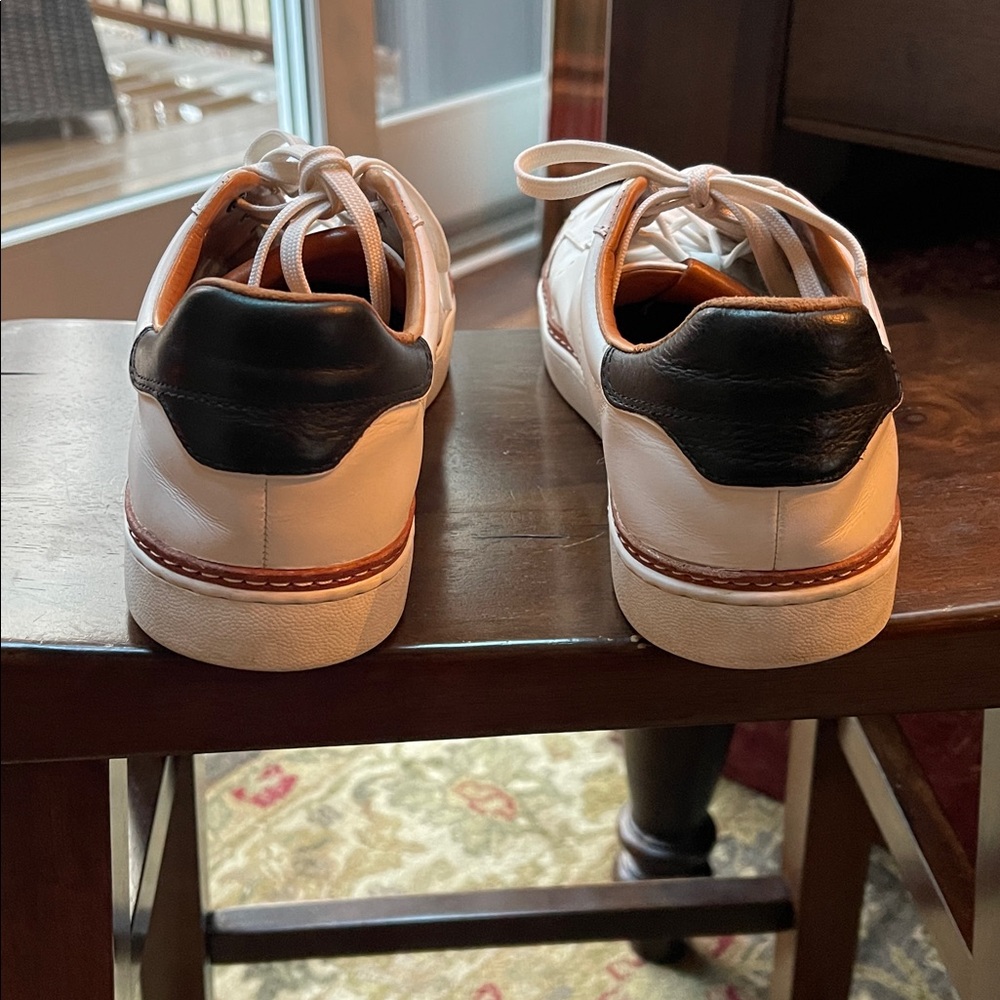 Allen Edmonds Alpha Lace-up Sneaker White (4639) - Picture 4 of 7